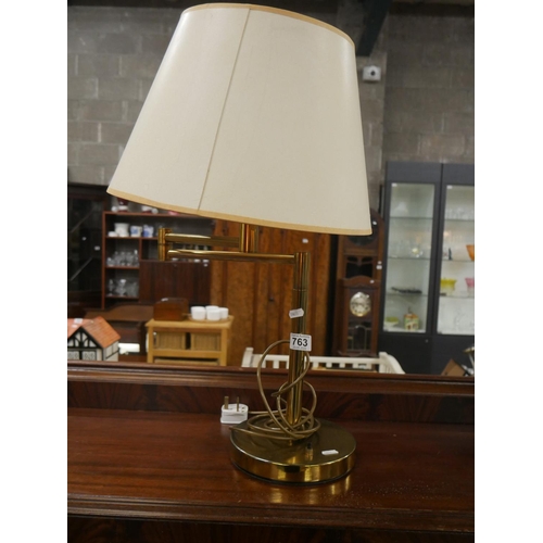 763 - BRASS TABLE LAMP