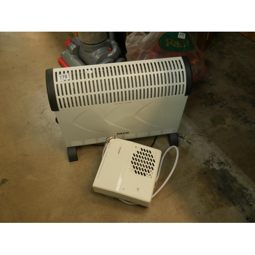 770 - 2 ELECTRIC HEATERS