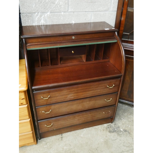 788 - ROLL TOP BUREAU