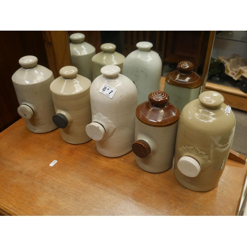 817 - LOT OF STONE JARS