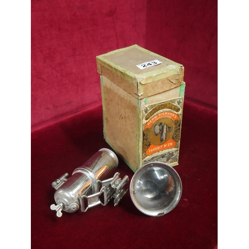 243 - CARBIDE LAMP IN BOX