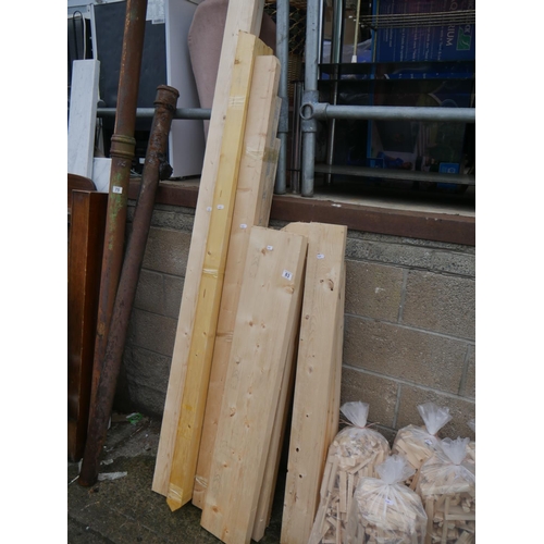 83 - LOT OF WHITE WOOD