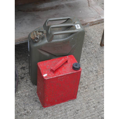 184 - JERRY CAN & PETROL CAN