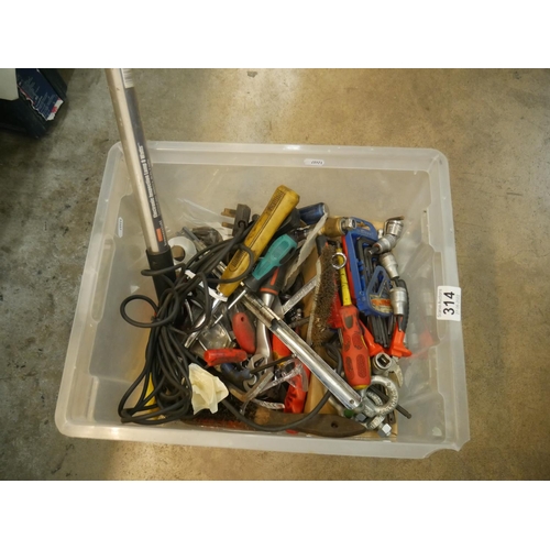 314 - BOX OF TOOLS