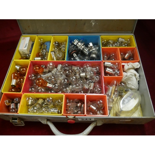 344 - BOX OF VEHICLE BULBS