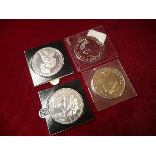 419 - 4 COMMEMORATIVE COINS