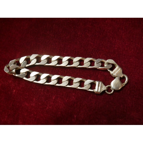 431 - HEAVY SILVER BRACELET