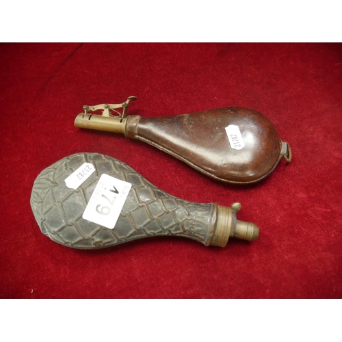 479 - SHOT FLASK & POWDER HORN