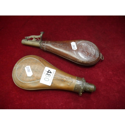 480 - SHOT FLASK & POWDER HORN