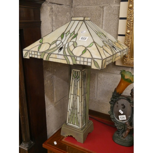 533 - LARGE TIFFANY LAMP