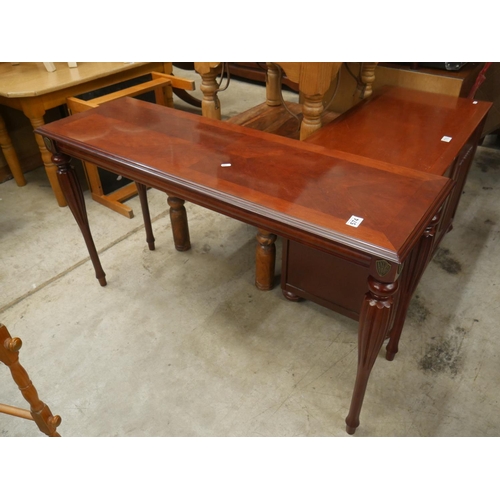 574 - MAHOGANY SIDE TABLE