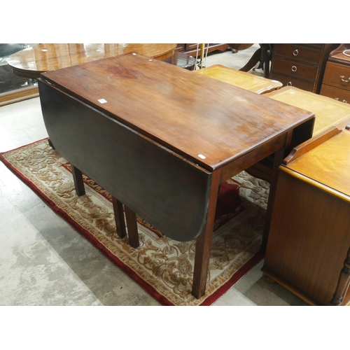 593 - ANTIQUE PINE DROP LEAF TABLE