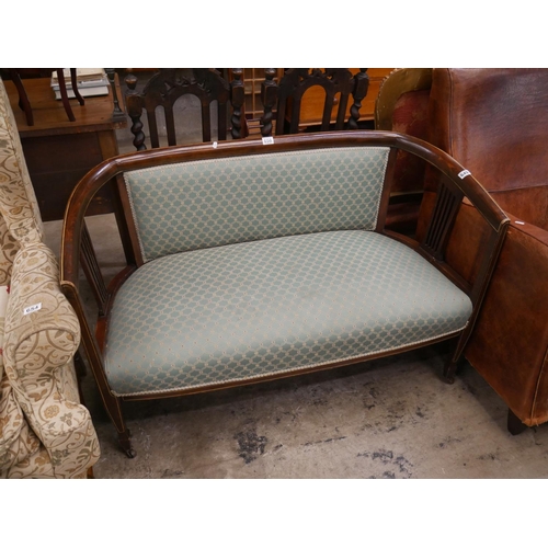 658 - INLAID 2 SEATER SETTEE