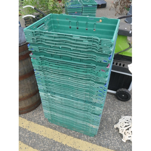 68 - LOT OF STORAGE CRATES