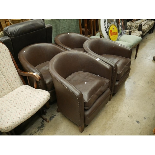 680 - 4 TUB CHAIRS