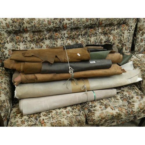 686 - LOT OF LEATHER