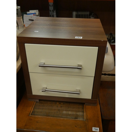 757 - 2 DRAWER CABINET