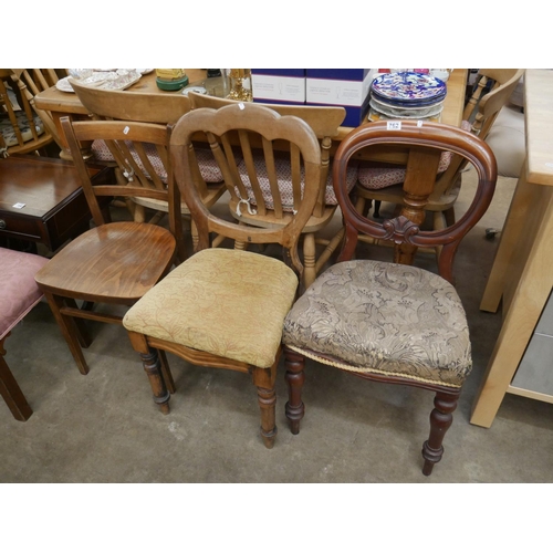 762 - 3 MIXED CHAIRS