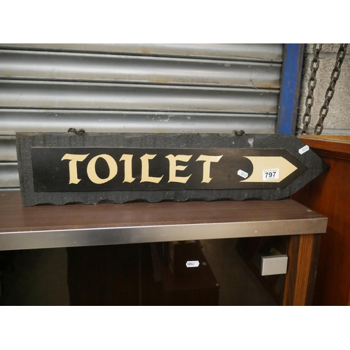 797 - TOILET SIGN