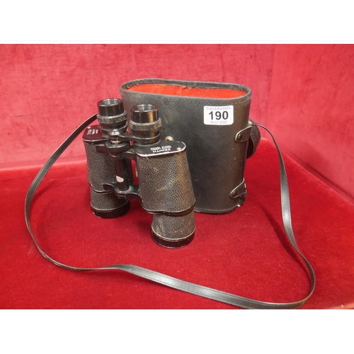 190 - BINOCULARS IN CASE