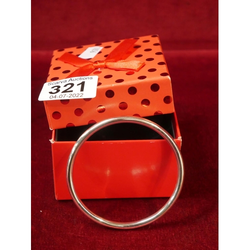 321 - SILVER BANGLE