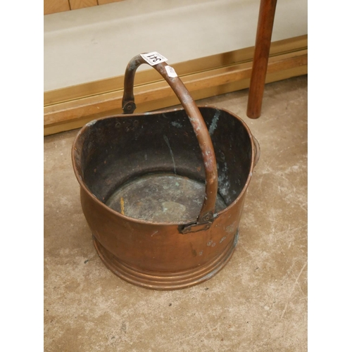 341 - COPPER COAL SCUTTLE