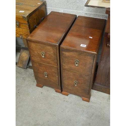 380 - PAIR OF ART DECO CABINETS