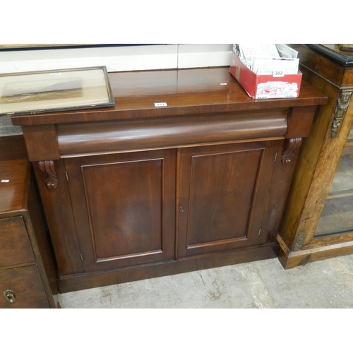 381 - VICTORIAN 2 DOOR SIDEBOARD