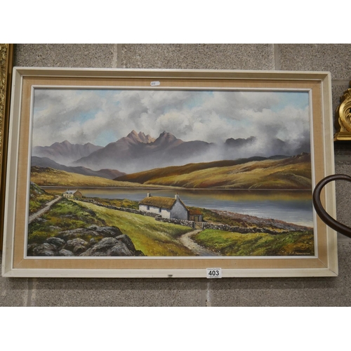 403 - OIL PAINTING T R SANDERSON