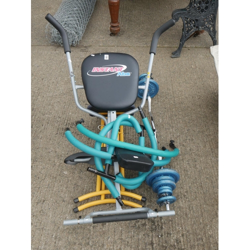 106 - LOT OF EXERCISE EQUIPMENT