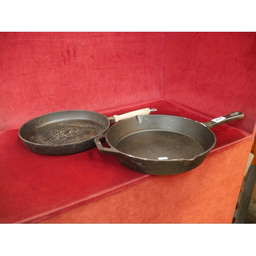 252 - 2 SKILLET PANS