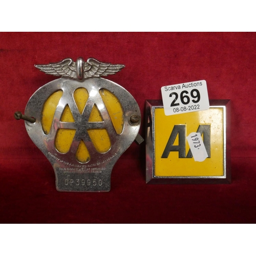 269 - 2 AA BADGES