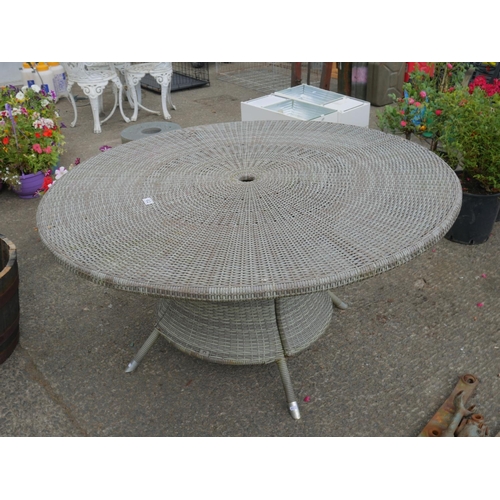 62 - RATTAN TABLE