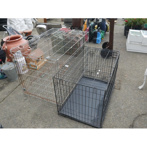 88 - 2 DOG CAGES