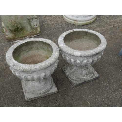 96 - 2 CONCRETE PLANTERS