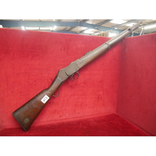 413 - SHORT LEVER MARTINI HENRY RIFLE WITH RIC STAMP