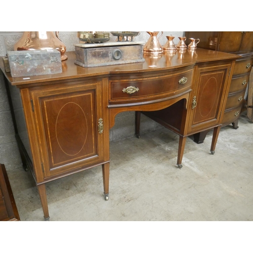 466 - EDWARDIAN INLAID DESK