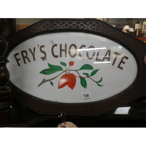 746 - FRYS CHOCOLATE SIGN