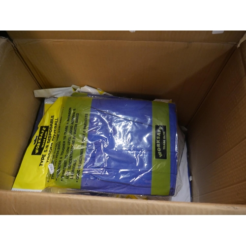 857 - BOX OF DISPOSABLE OVERALLS