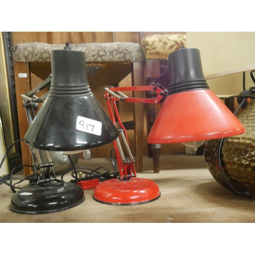 917 - 2 TABLE LAMPS