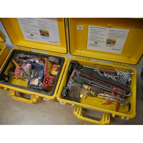 193 - 2 BOXES OF TOOLS