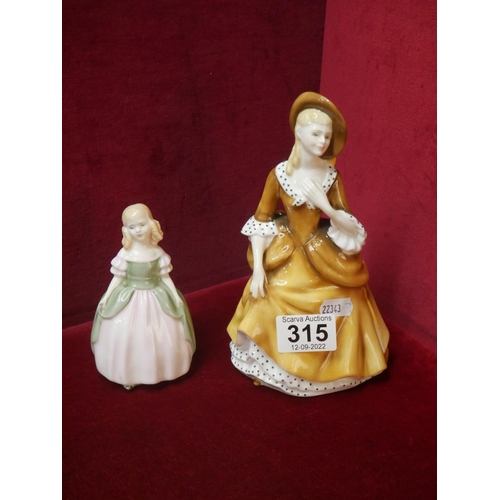 315 - 2 DOULTON FIGURES