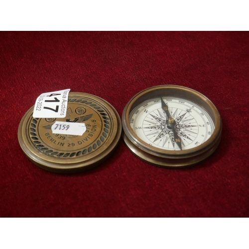 417 - CASED COMPASS