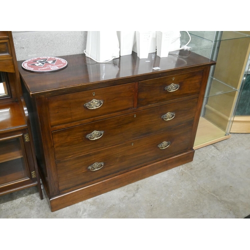 465 - VICTORIAN 2 OVER 3 CHEST OF DRAWERS