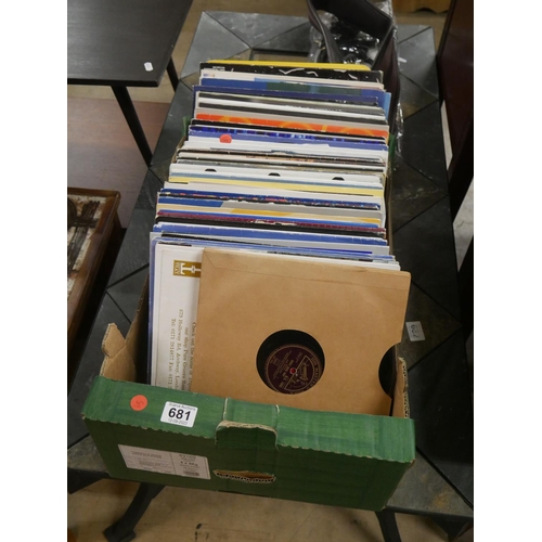 681 - BOX OF LPS