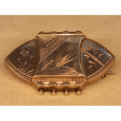 313 - ANTIQUE SILVER BROOCH