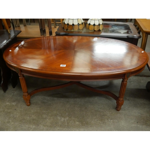 492 - INLAID COFFEE TABLE