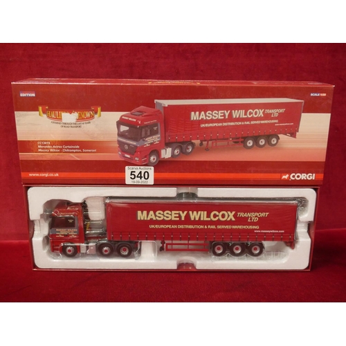 540 - CORGI MODEL LORRY WILCOX