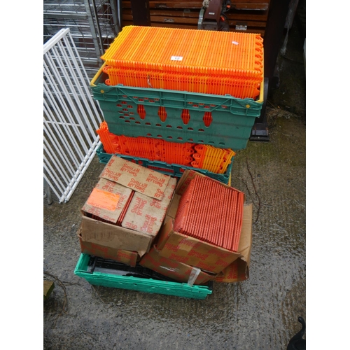 12 - LOT OF EGG CRATES