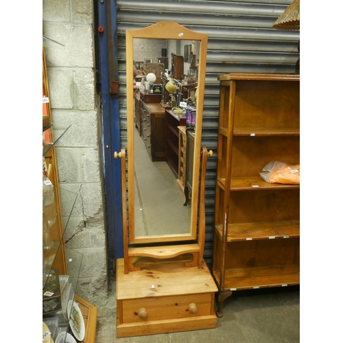 693 - PINE CHEVAL MIRROR